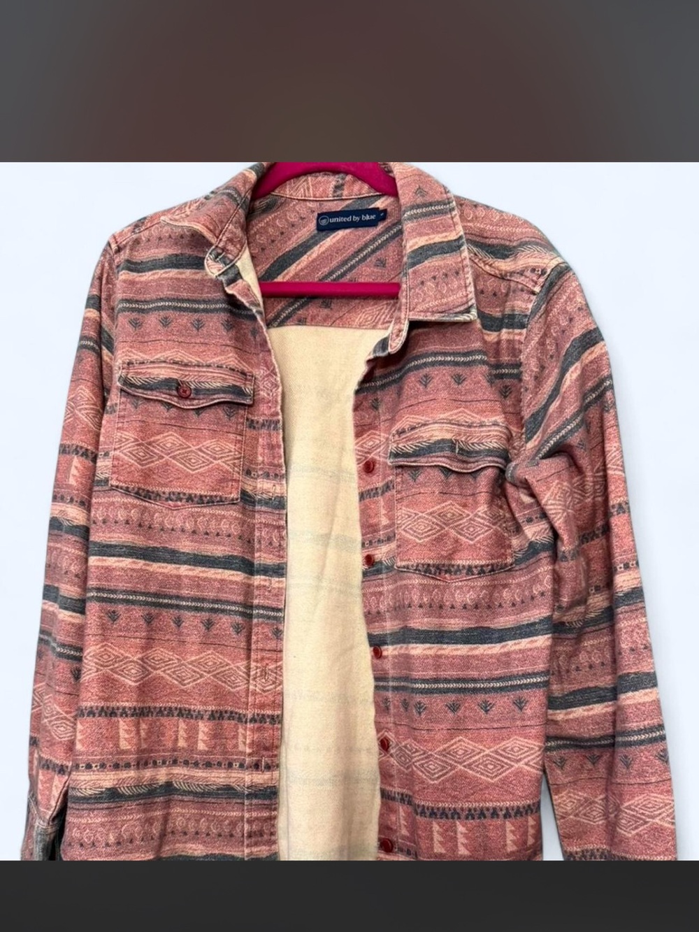 United By Blue Aztec Stripe Shirt